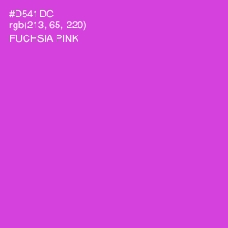 #D541DC - Fuchsia Pink Color Image